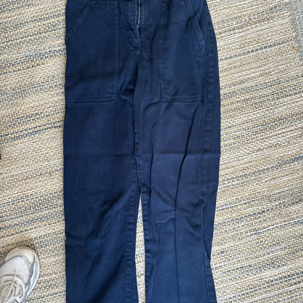 Navy Blue Casual Pants Aritzia